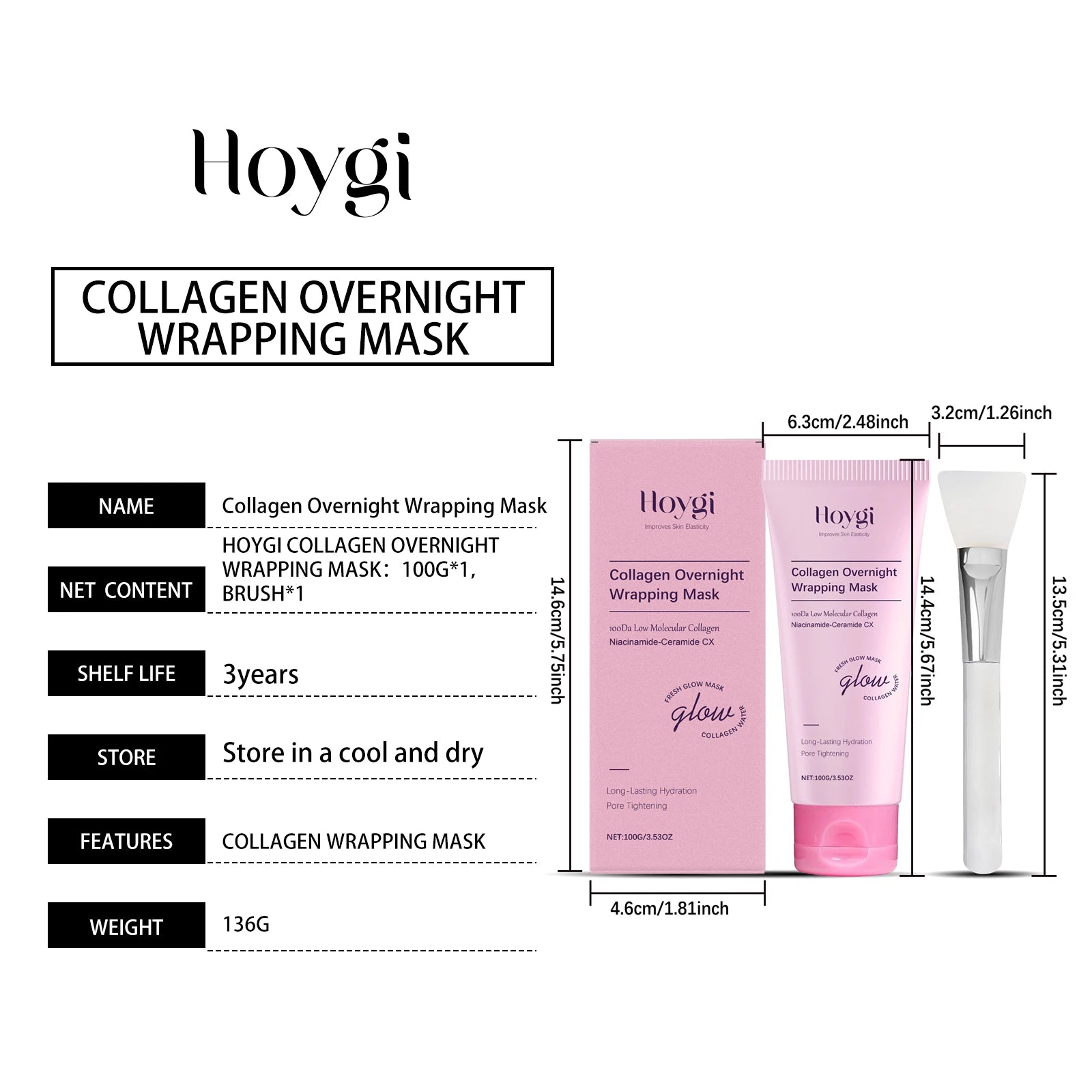 Hoygi Collagen Peel-Off Mask 100g