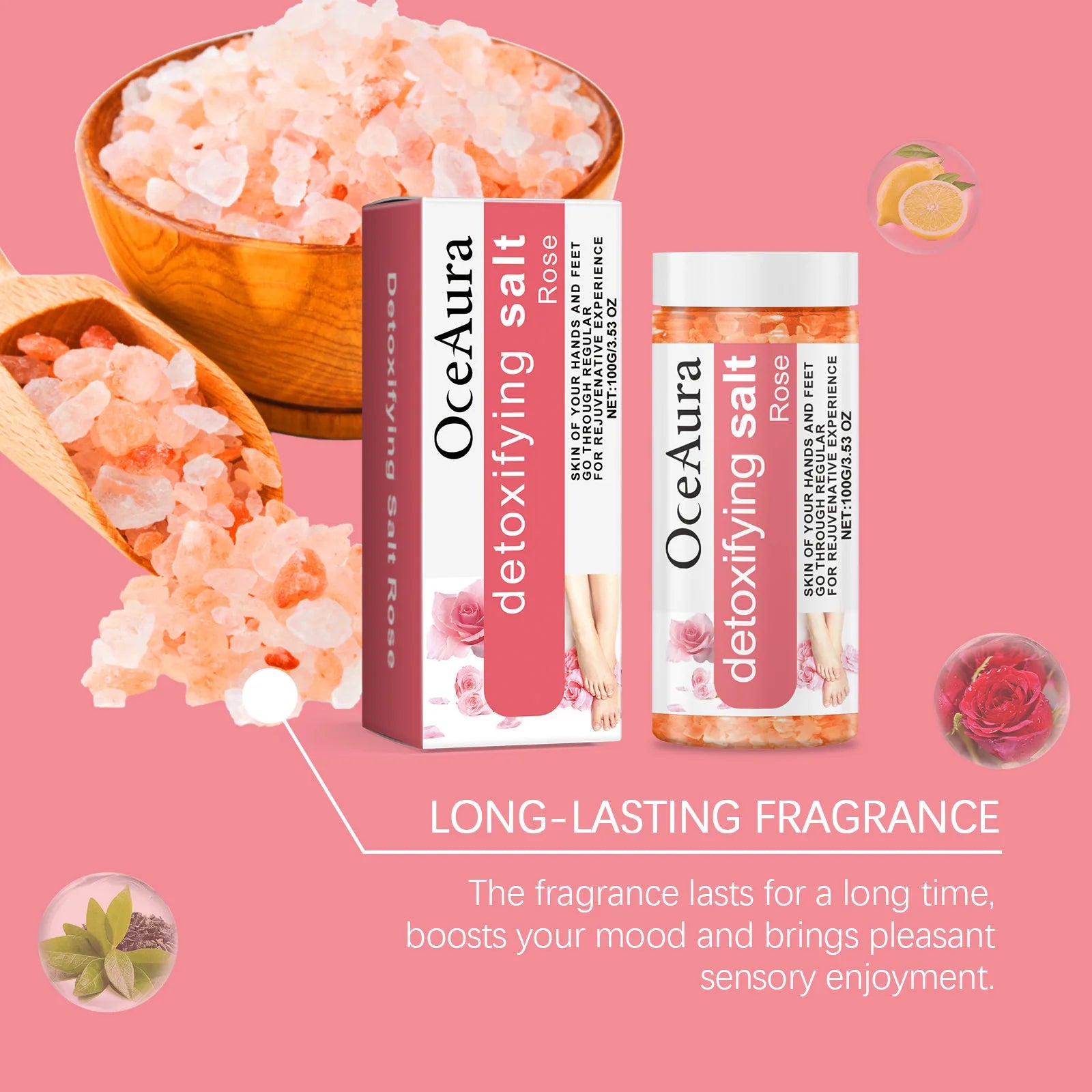 Oceaura Exfoliating Foot Bath Salt 100g