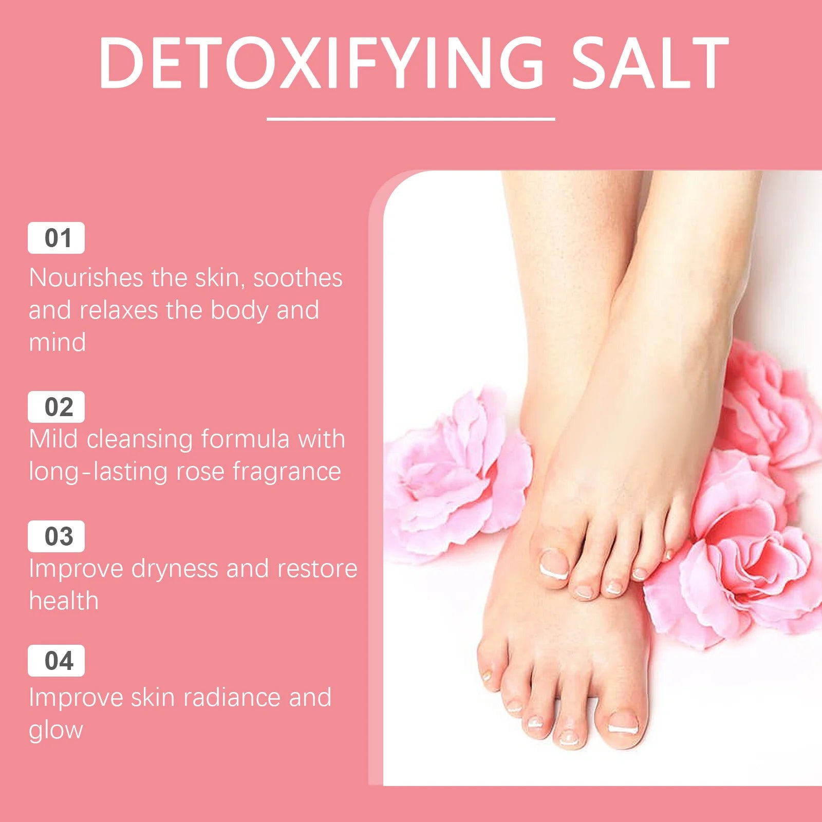 Oceaura Exfoliating Foot Bath Salt 100g