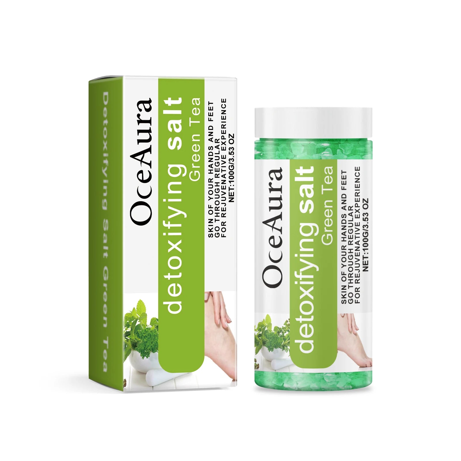 Oceaura Exfoliating Foot Bath Salt 100g