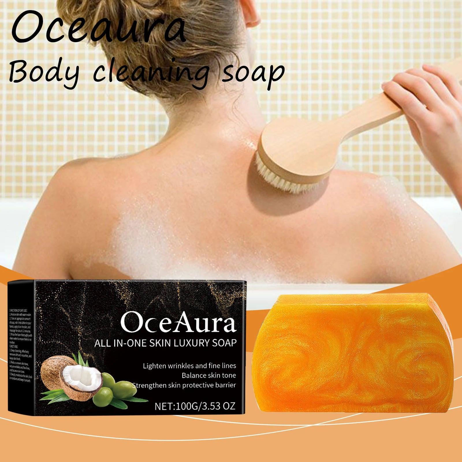 Oceaura Moisturizing Body Bath Soap