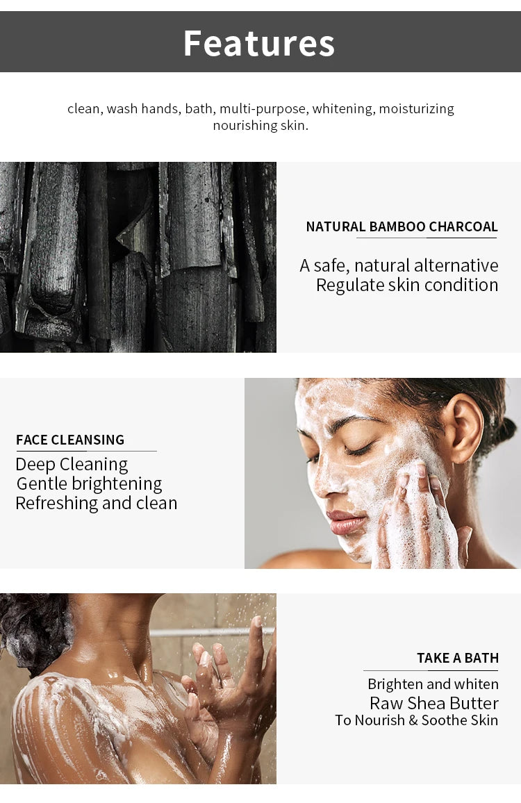 AILKE Whitening Goat Milk Bath Soap with Vitamin C & Caviar