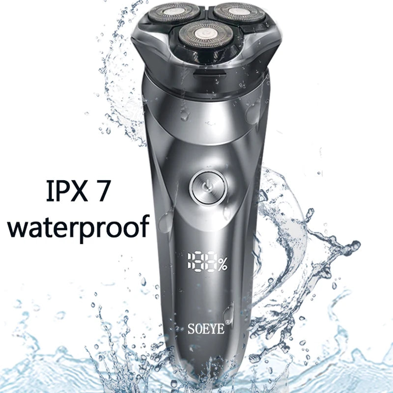 Electric Waterproof Men's Shaver