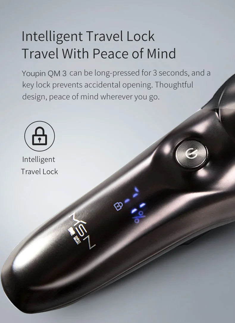 Electric Waterproof Men's Shaver