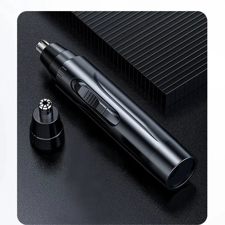 Powerful Electric Nose Hair Trimmer – High Torque Motor & Low Noise for Nose and Ear Hair Removal