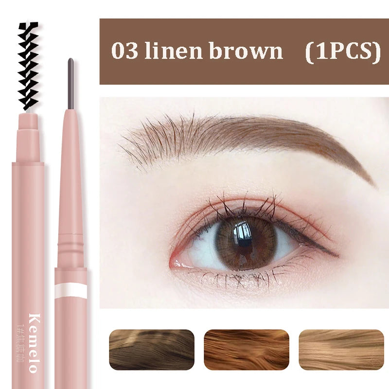 1.5mm Ultra-Fine Eyebrow Pencil – Double-Ended Waterproof & Long-Lasting Brow Pen