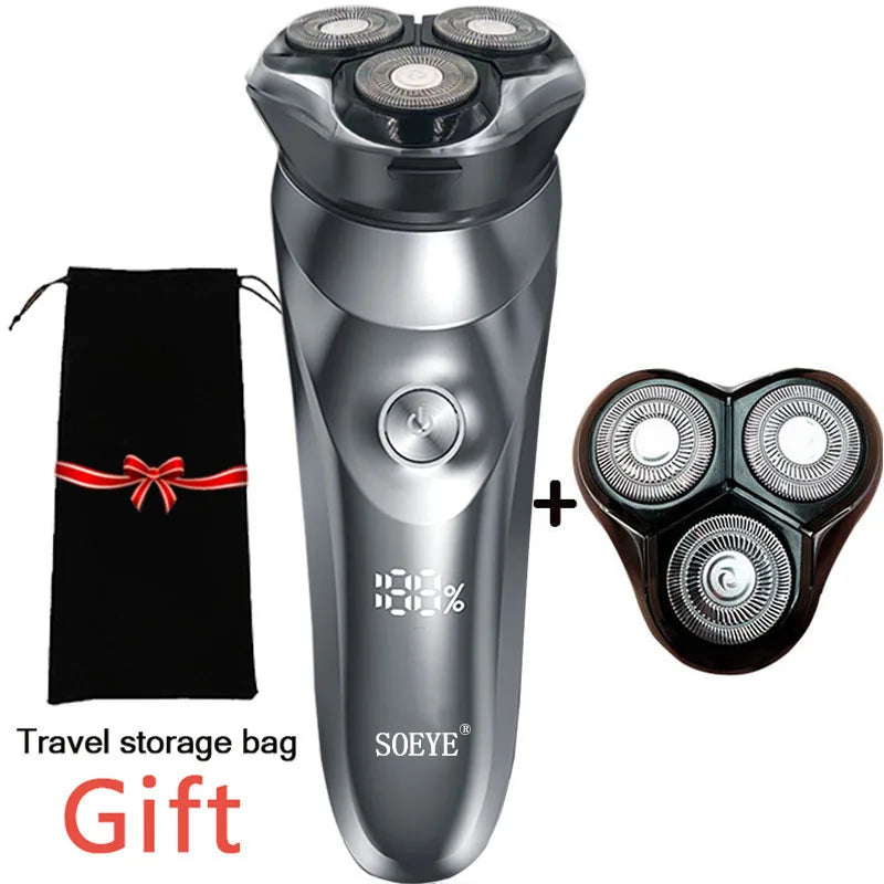 Electric Waterproof Men's Shaver
