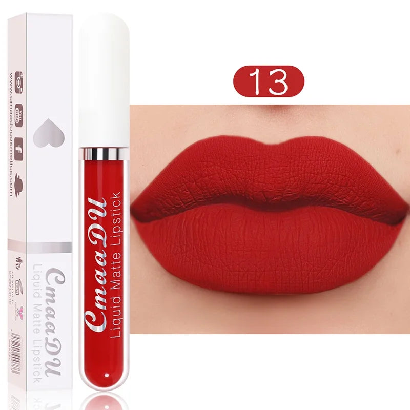 Velvet Matte Lip Gloss – Long-Lasting Waterproof Liquid Lipstick