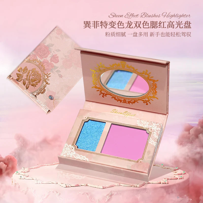 Sheeneffect High-End Eyeshadow & Highlighter Blush