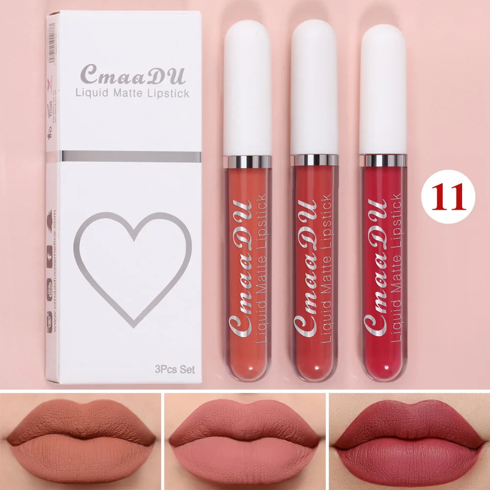 Velvet Matte Lip Gloss – Long-Lasting Waterproof Liquid Lipstick