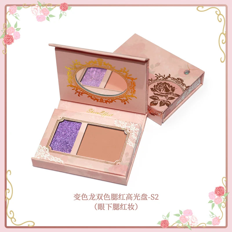 Sheeneffect High-End Eyeshadow & Highlighter Blush