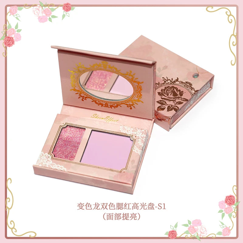 Sheeneffect High-End Eyeshadow & Highlighter Blush