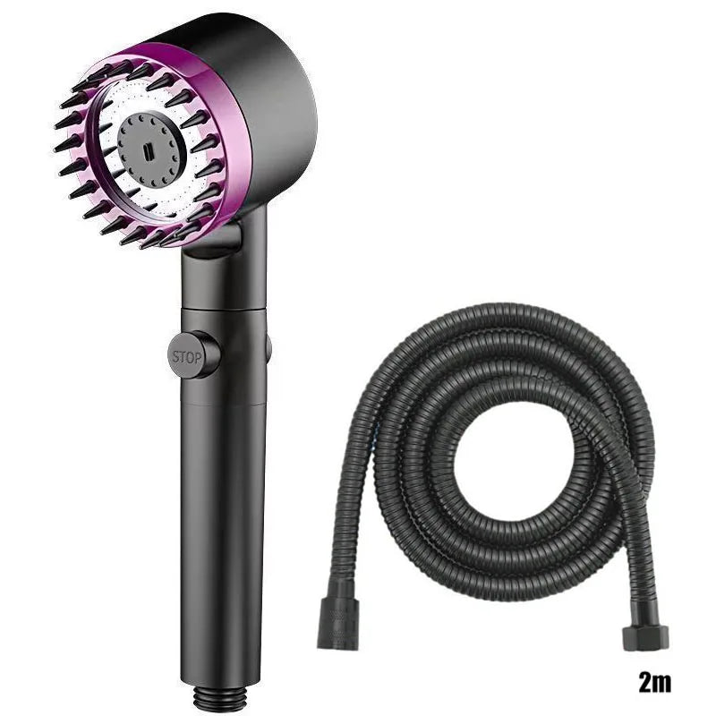 4 Modes Shower Filter Head – High Pressure Massage Handheld Showerhead for Bathroom