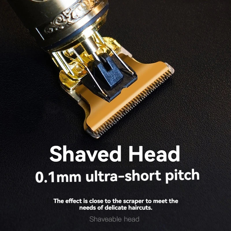 Professional 3-Speed Beard Trimmer with LED Display
