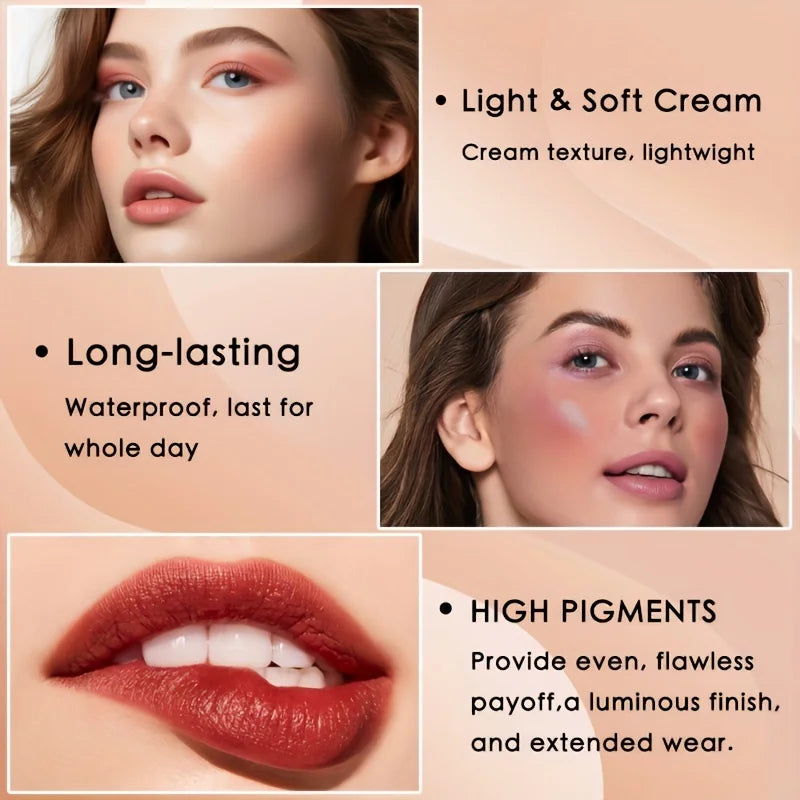 12-Color Moisturizing Lip Gloss Palette