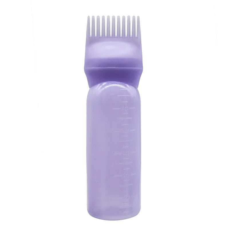 120ml Hair Dye Applicator Bottle with Brush – Salon Hair Coloring Tool