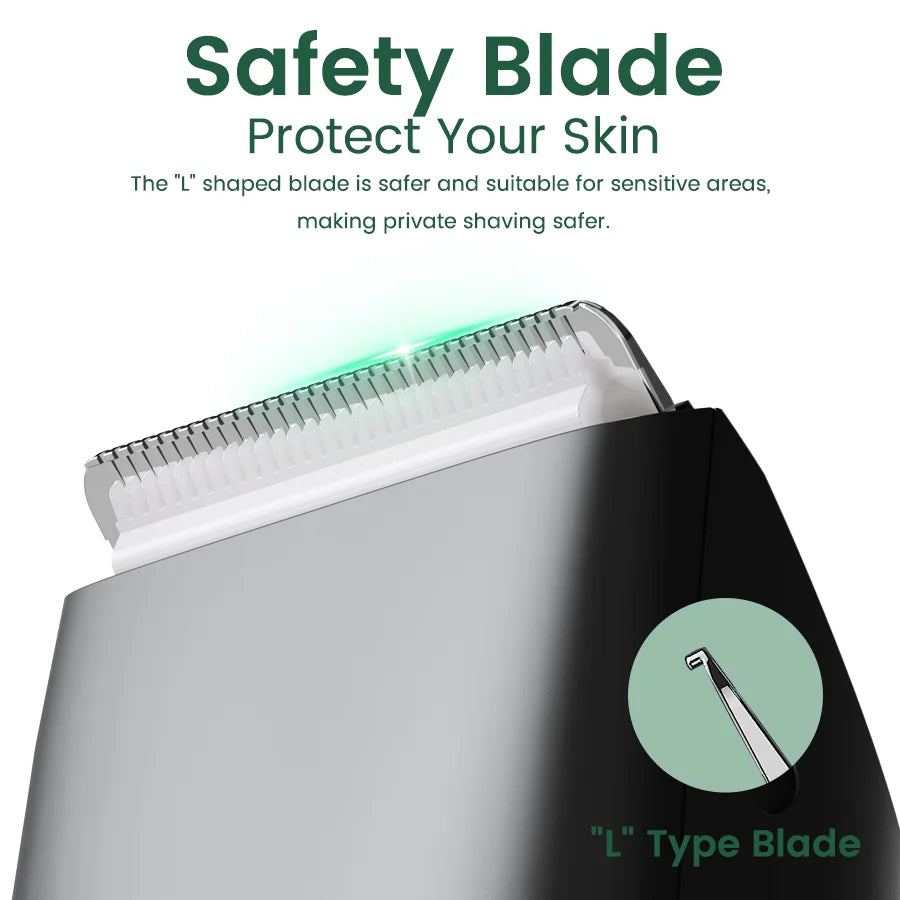Men’s Waterproof Electric Groin & Body Shaver