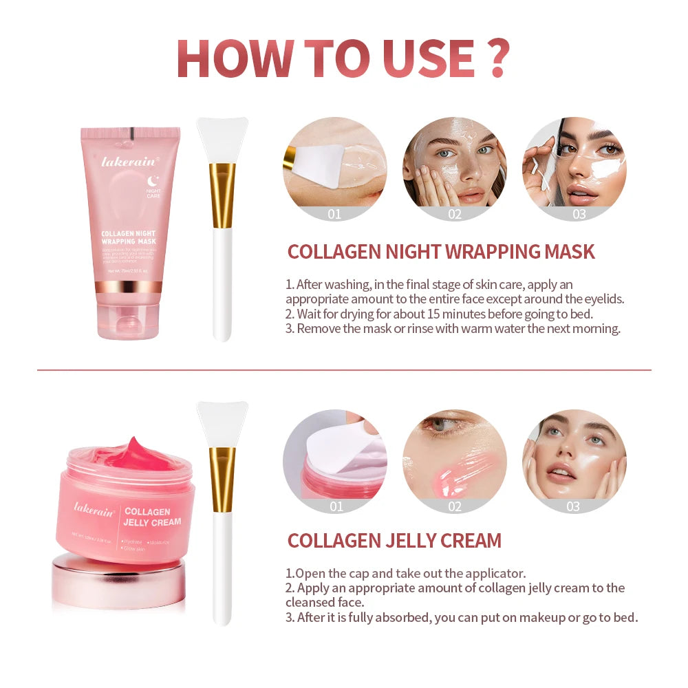 Collagen Jelly Cream Mask – Hydrating and Firming Overnight Facial Treatment