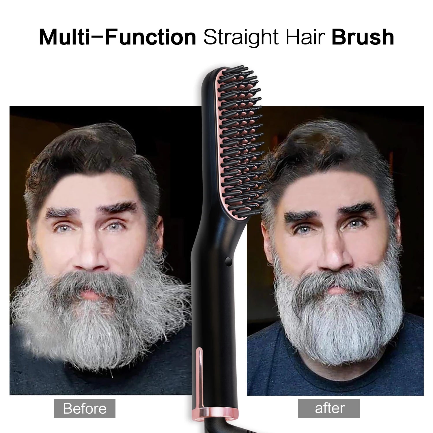 Electric Hot Comb Straightener for Men