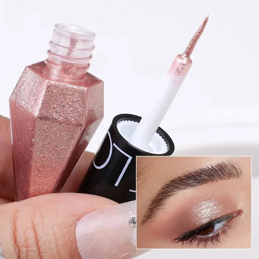 Diamond Shiny Waterproof Eye Liners & Eyeshadow