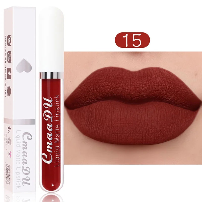 Velvet Matte Lip Gloss – Long-Lasting Waterproof Liquid Lipstick