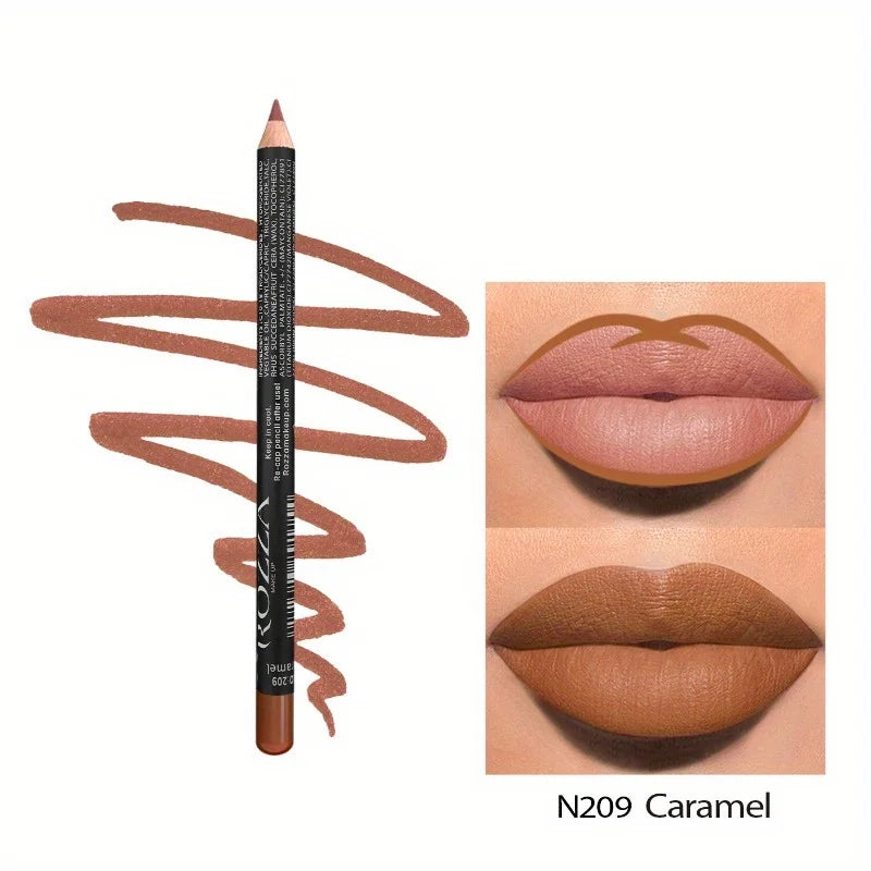 14-Color Nude Matte Lip Pencil
