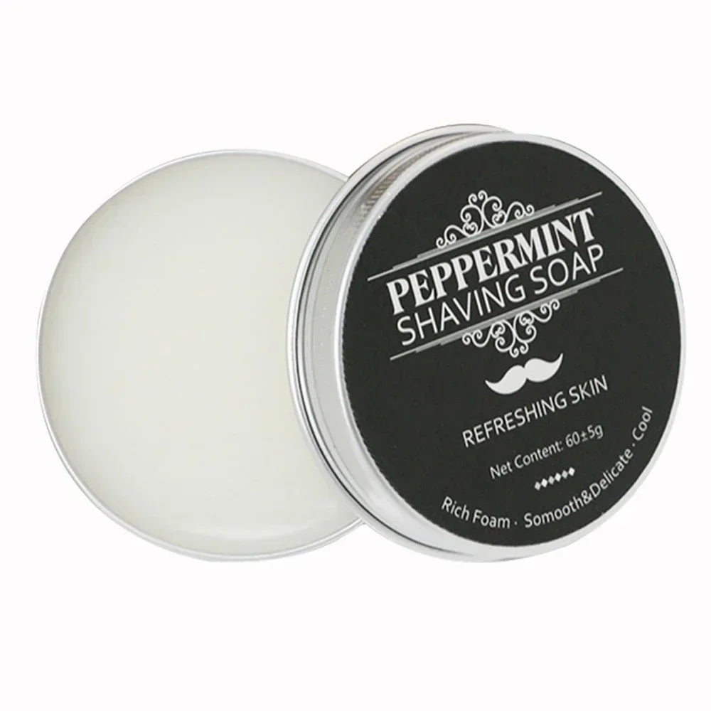 60g Handmade Organic Beard Shaving Soap