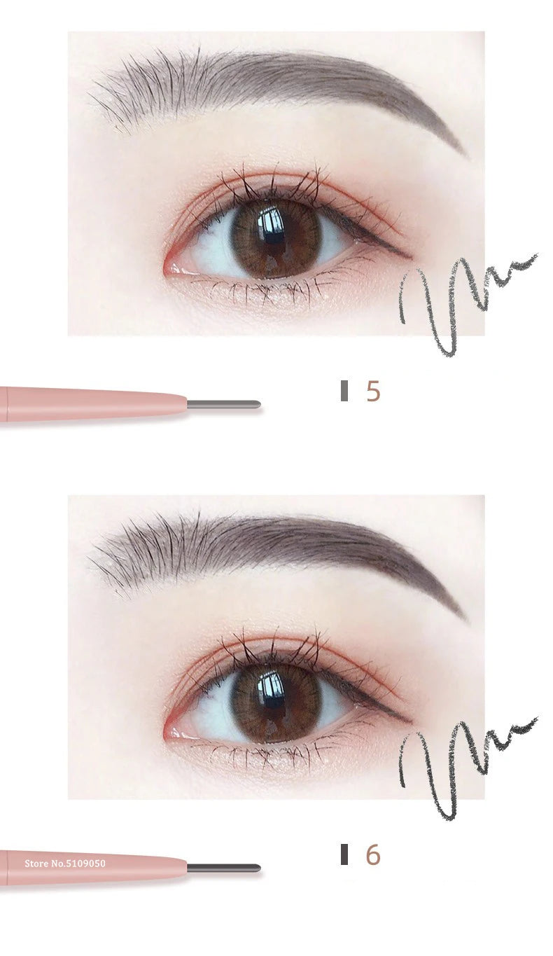 1.5mm Ultra-Fine Eyebrow Pencil – Double-Ended Waterproof & Long-Lasting Brow Pen