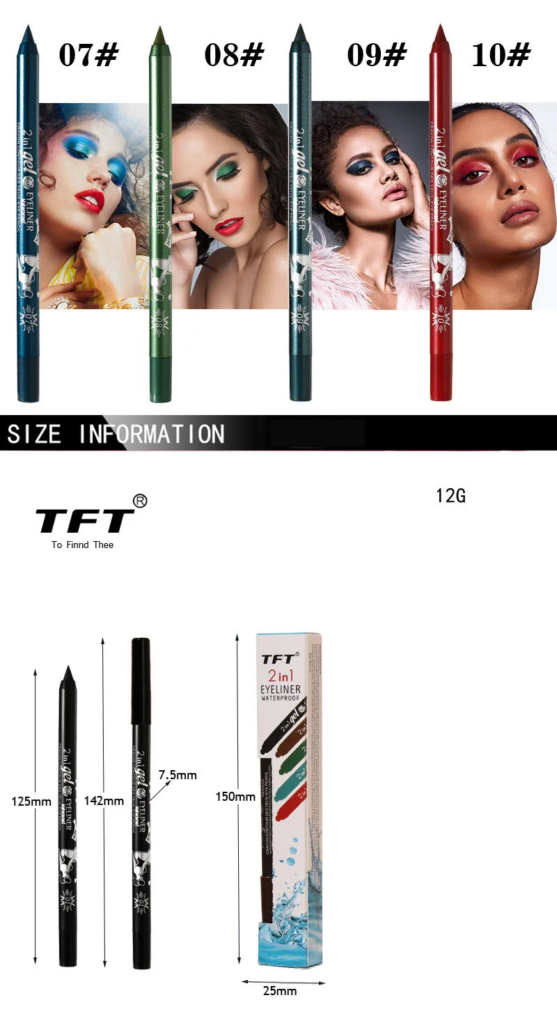 Waterproof Long-Lasting Eyeliner Pencil