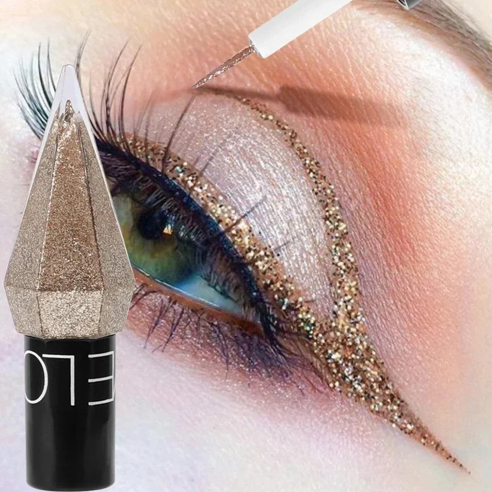 Diamond Shiny Waterproof Eye Liners & Eyeshadow