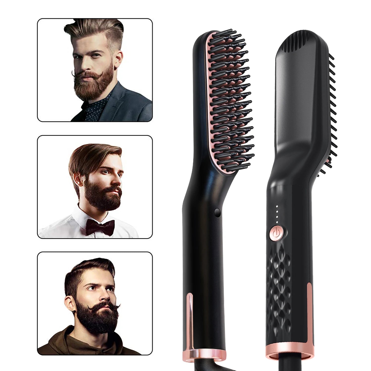 Electric Hot Comb Straightener for Men