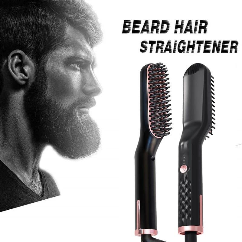 Electric Hot Comb Straightener for Men