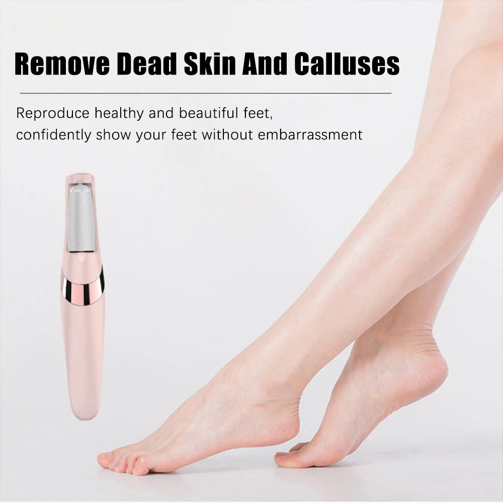 Electric Foot File Pedicure Tool – Portable Callus Remover and Dead Skin Grinder