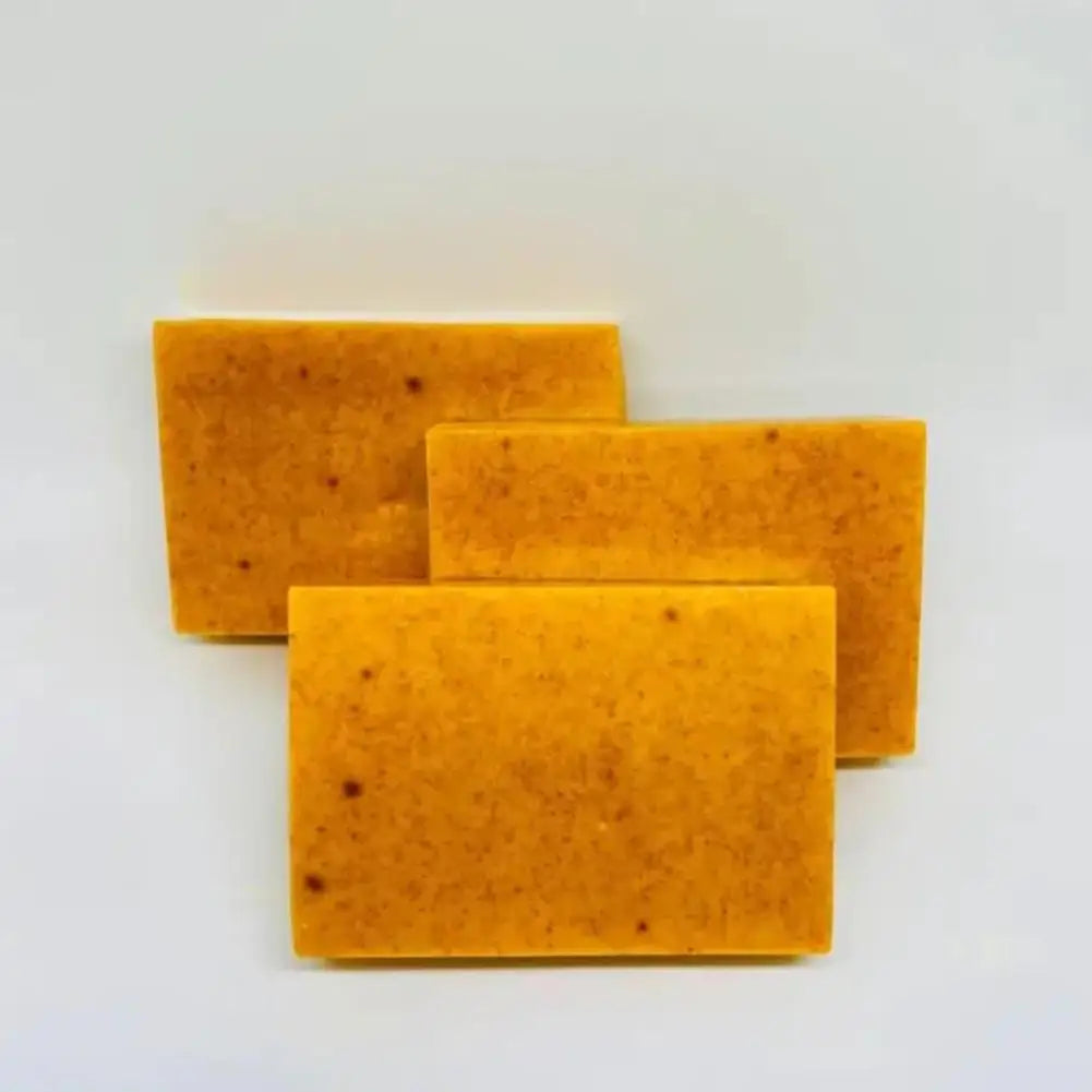 100g Turmeric Handmade Soap – Lemon Kojic Acid Facial & Body Care Bar (1/3/5pcs)