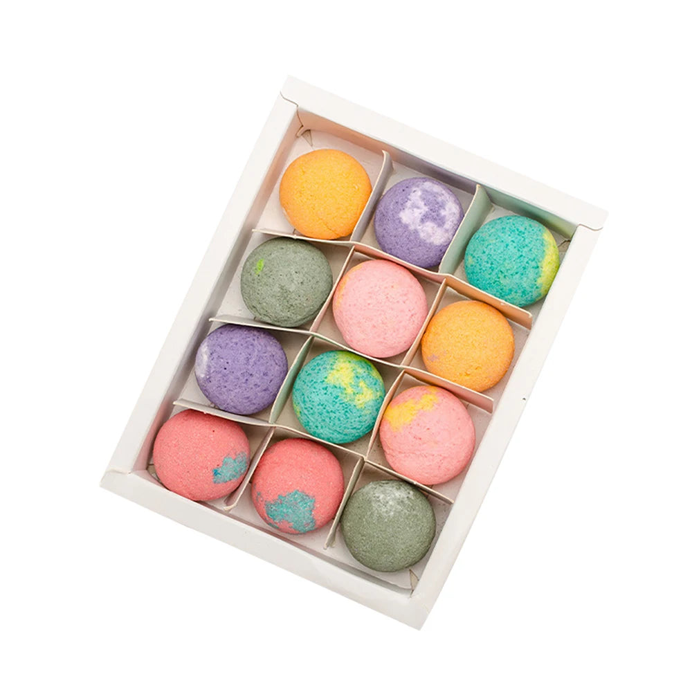 12pcs Small Bubble Bath Bombs Set