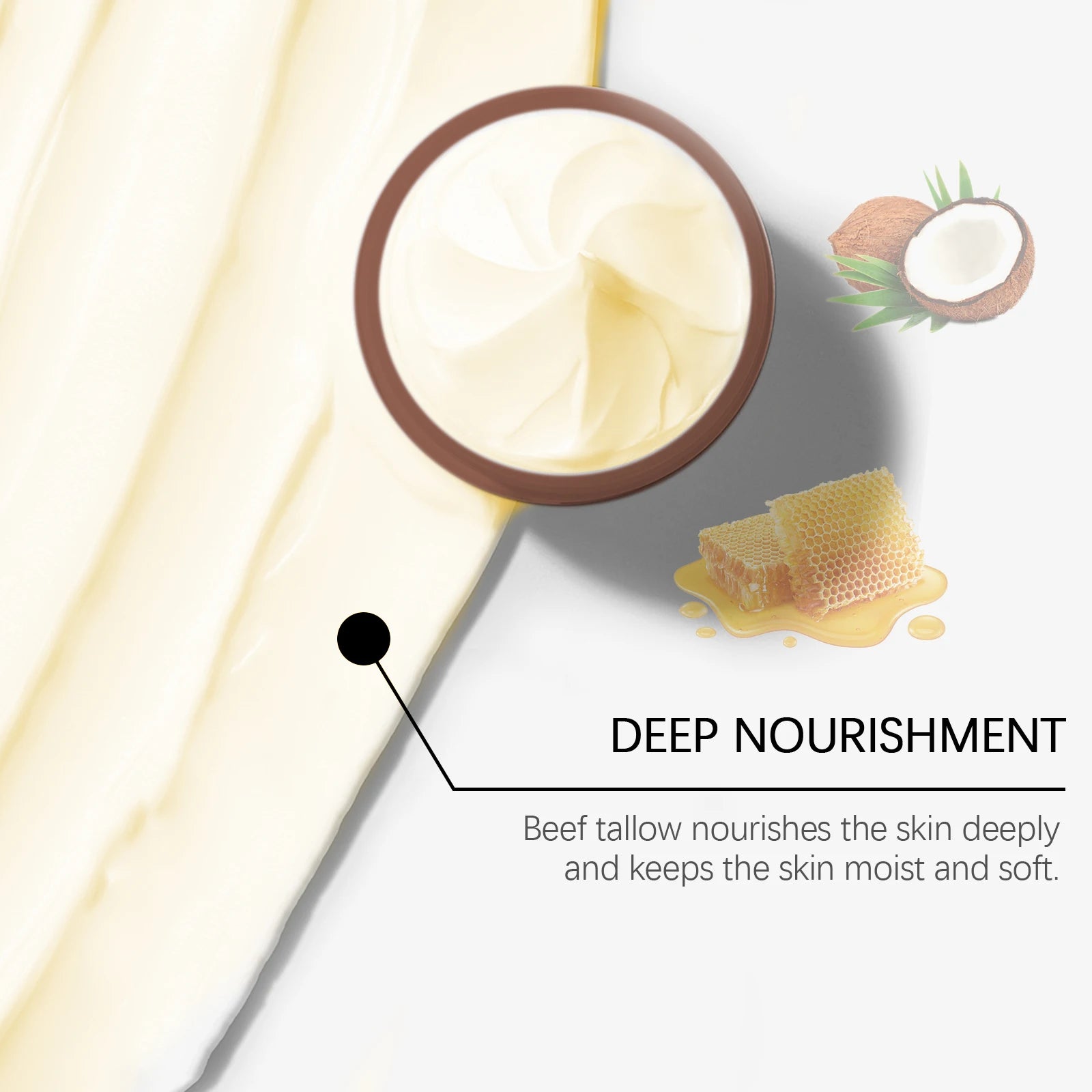 Beef Tallow Face Cream – Moisturizing, Soothing & Firming Skincare