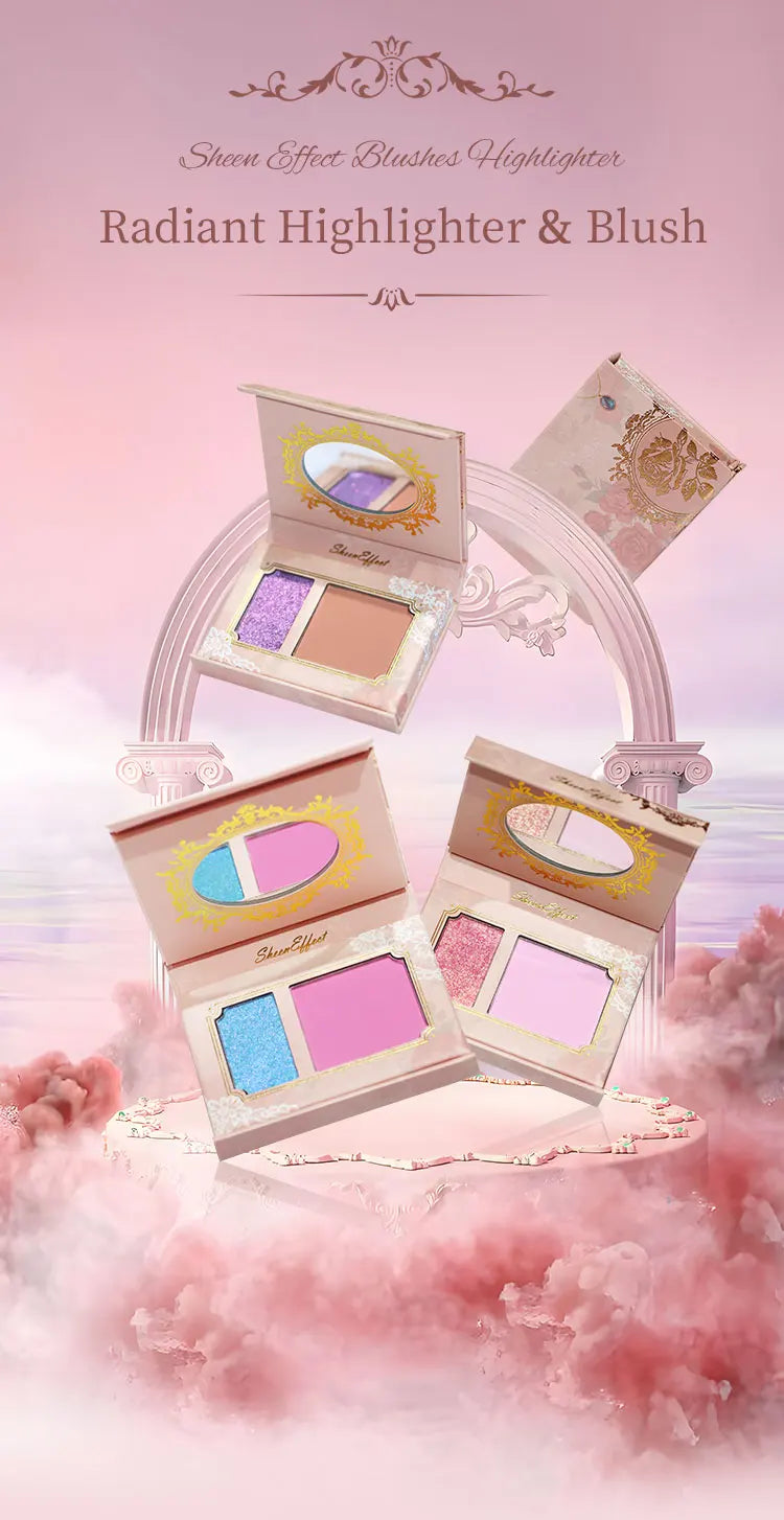 Sheeneffect High-End Eyeshadow & Highlighter Blush