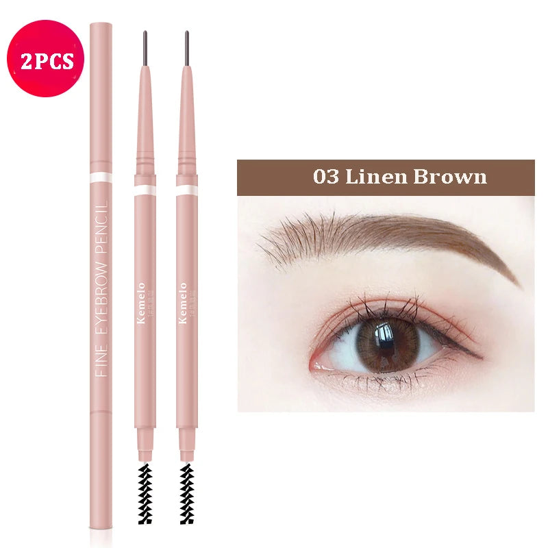 1.5mm Ultra-Fine Eyebrow Pencil – Double-Ended Waterproof & Long-Lasting Brow Pen