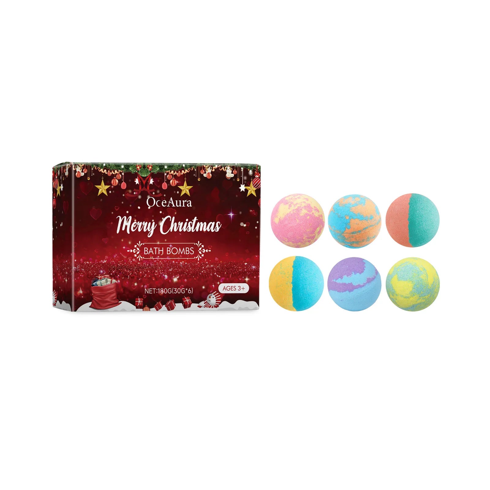 Christmas Bath Salt Balls