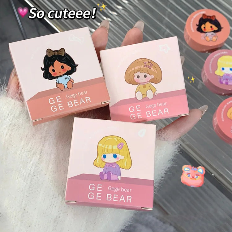 Gege Bear Cushion Blush – Blendable, Whitening & Long-Lasting