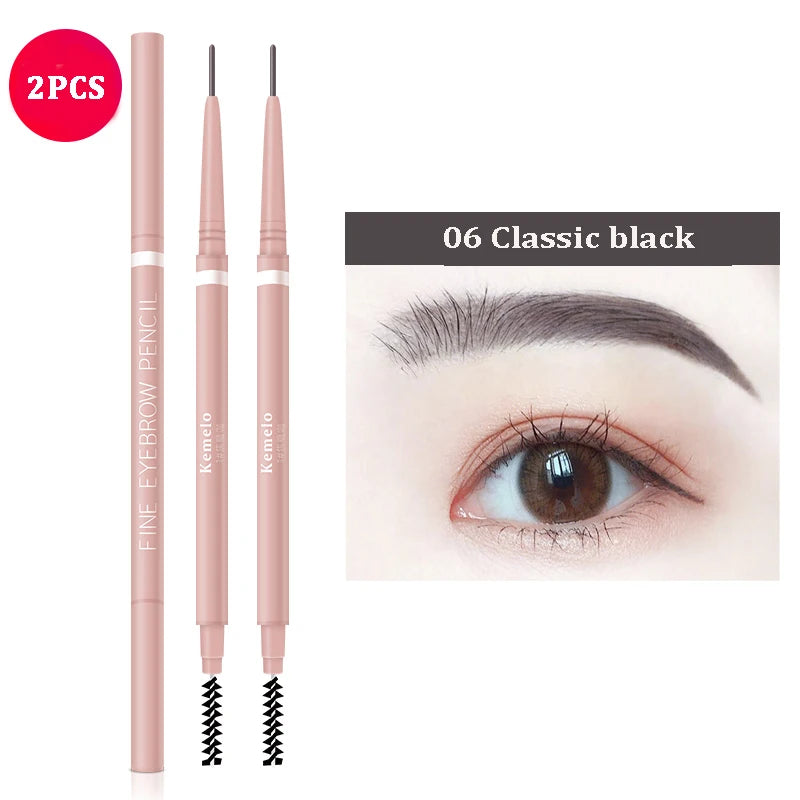 1.5mm Ultra-Fine Eyebrow Pencil – Double-Ended Waterproof & Long-Lasting Brow Pen