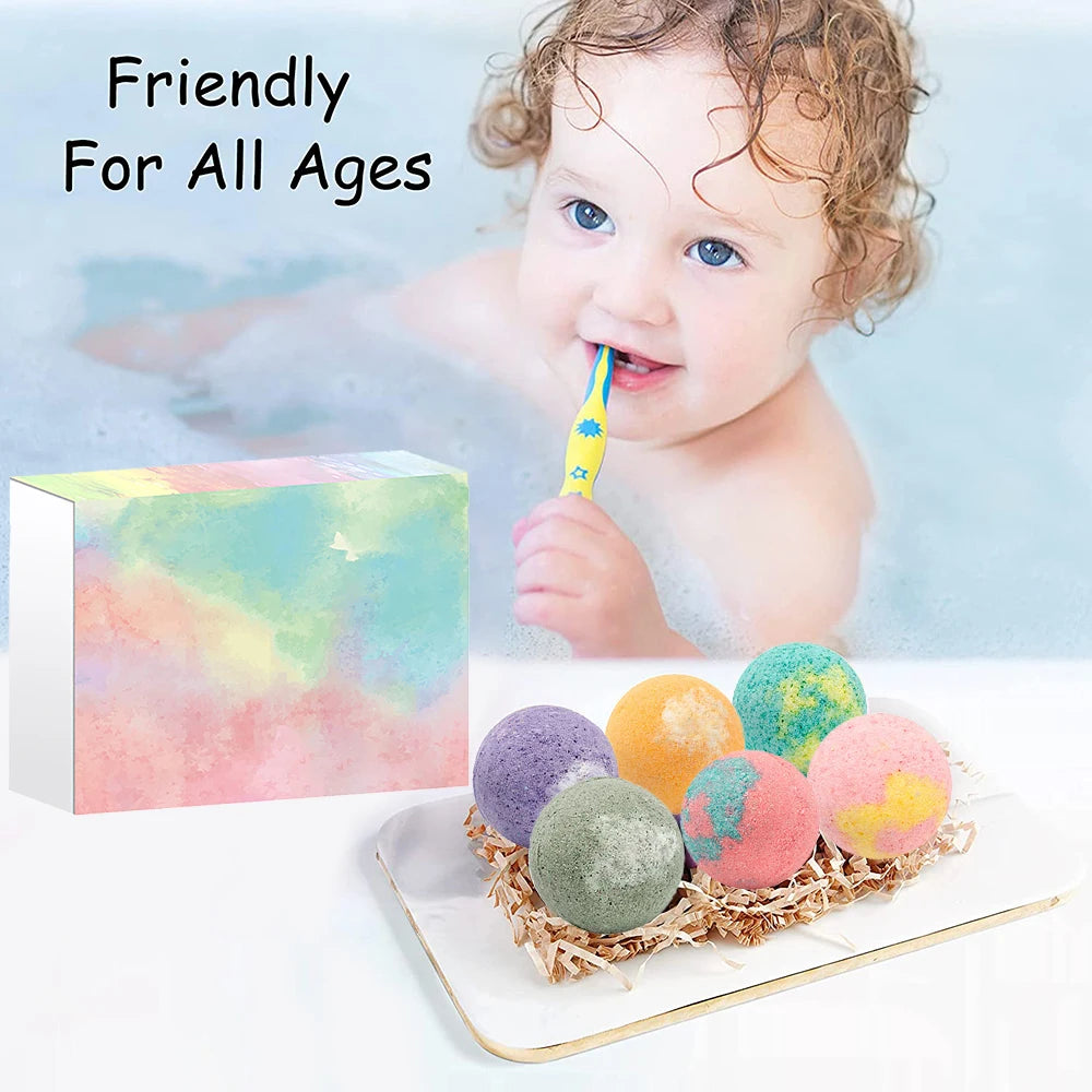 12pcs Small Bubble Bath Bombs Set