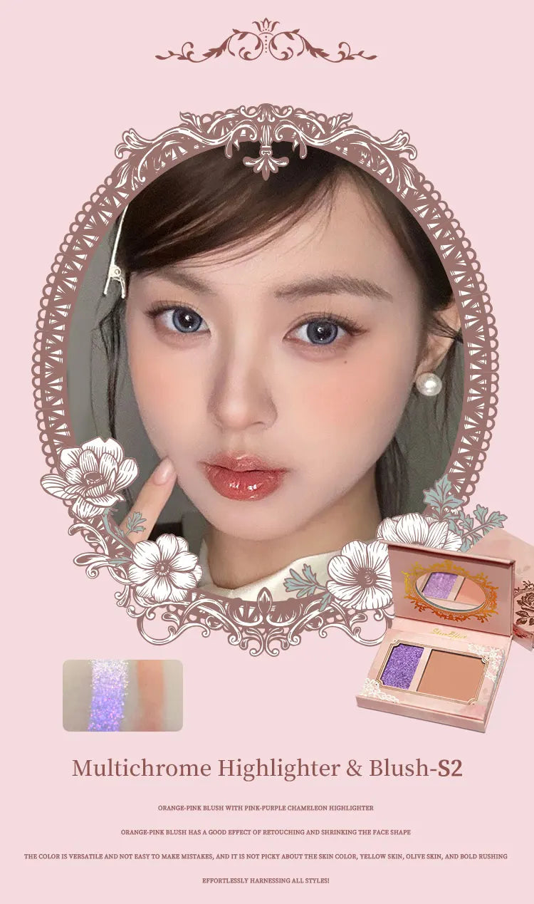 Sheeneffect High-End Eyeshadow & Highlighter Blush