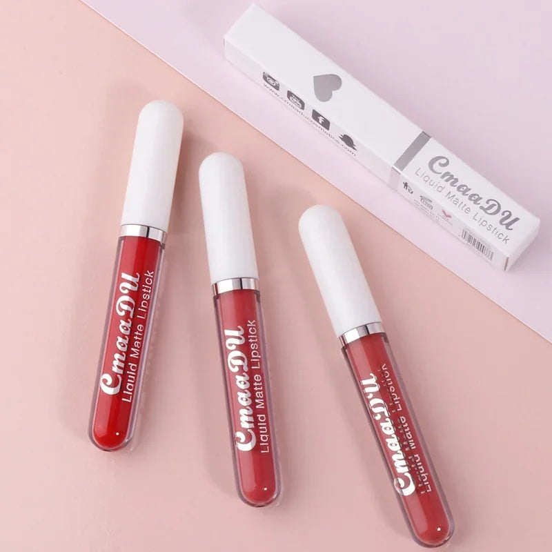 Velvet Matte Lip Gloss – Long-Lasting Waterproof Liquid Lipstick