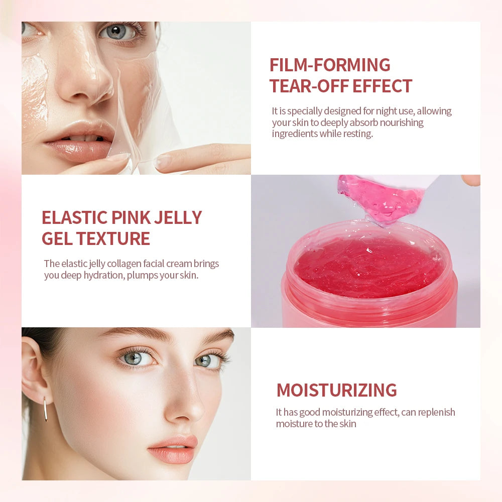 Collagen Jelly Cream Mask – Hydrating and Firming Overnight Facial Treatment