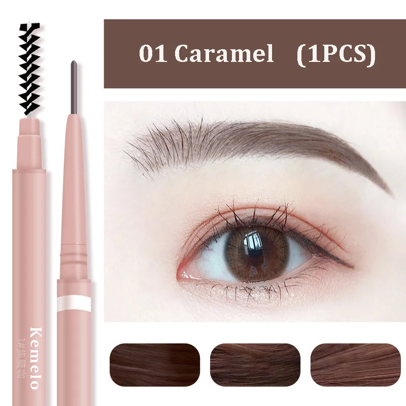 1.5mm Ultra-Fine Eyebrow Pencil – Double-Ended Waterproof & Long-Lasting Brow Pen