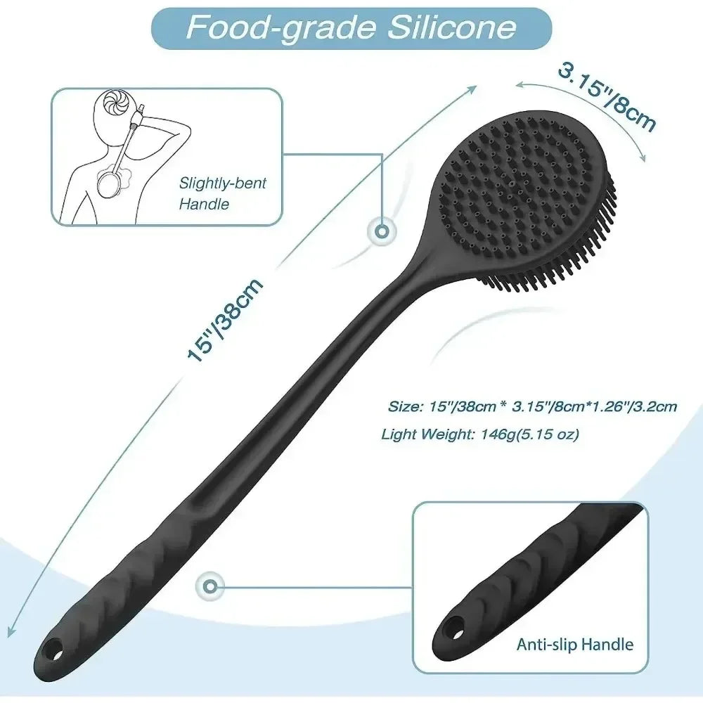 Soft Silicone Back Scrubber Brush
