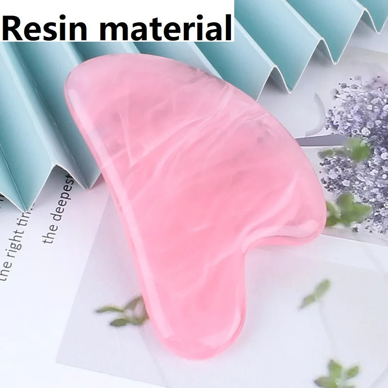 Resin Gua Sha Stone – Facial Roller and Scraper Massage Tool for Skin Care