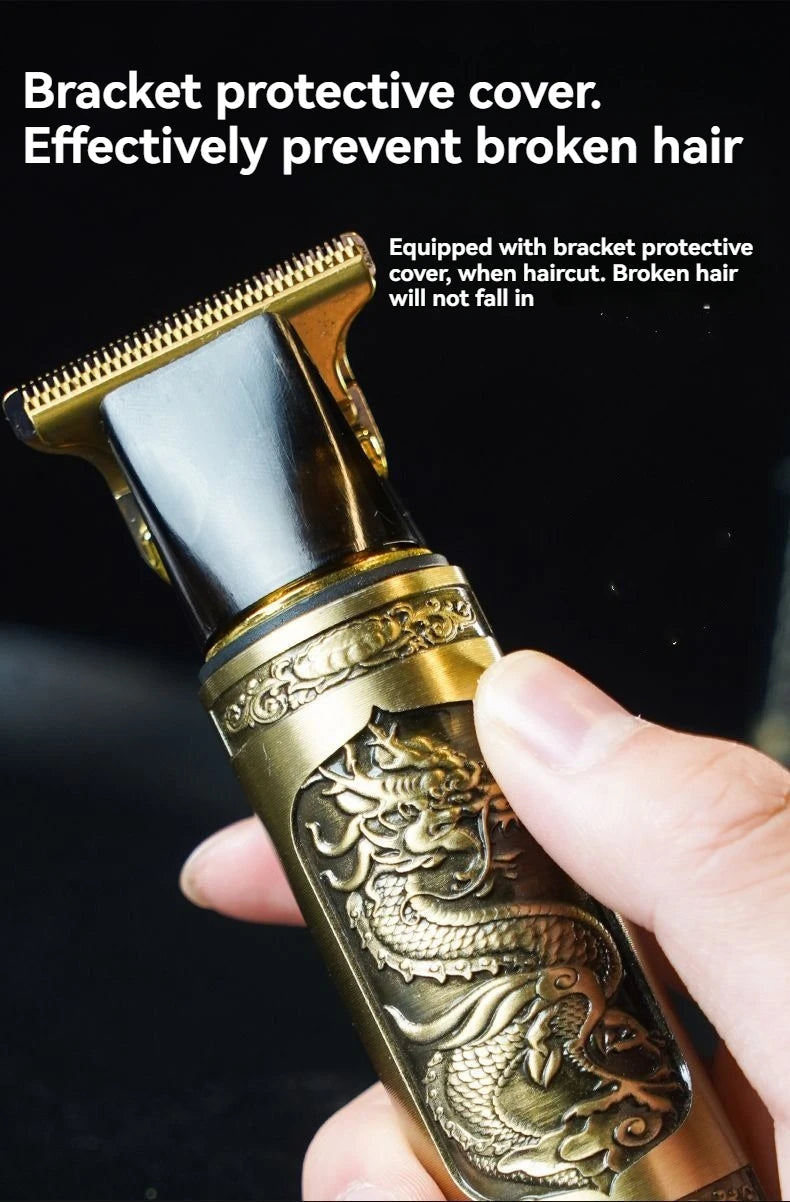 Professional 3-Speed Beard Trimmer with LED Display