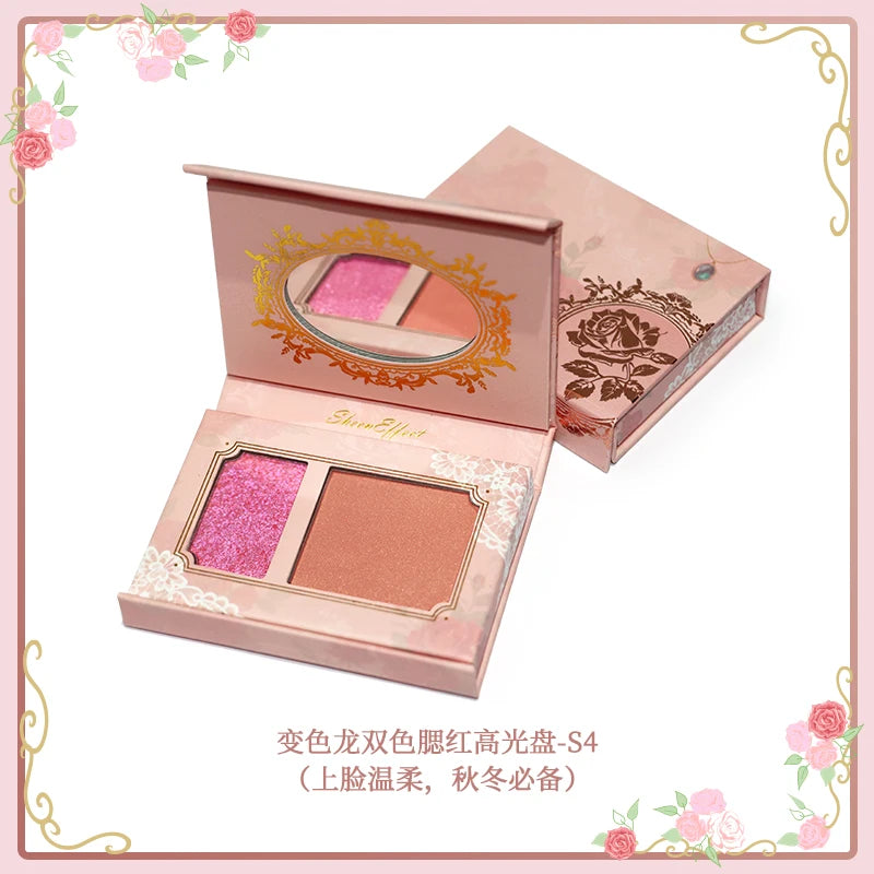 Sheeneffect High-End Eyeshadow & Highlighter Blush